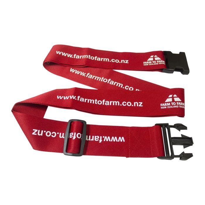 Printed Luggage Straps & Personalized Bag Belts