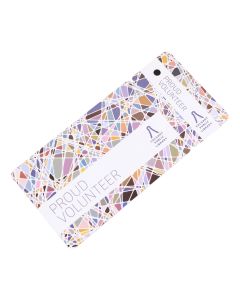 A custom logo snap off plastic membership card for a library with full colour print.