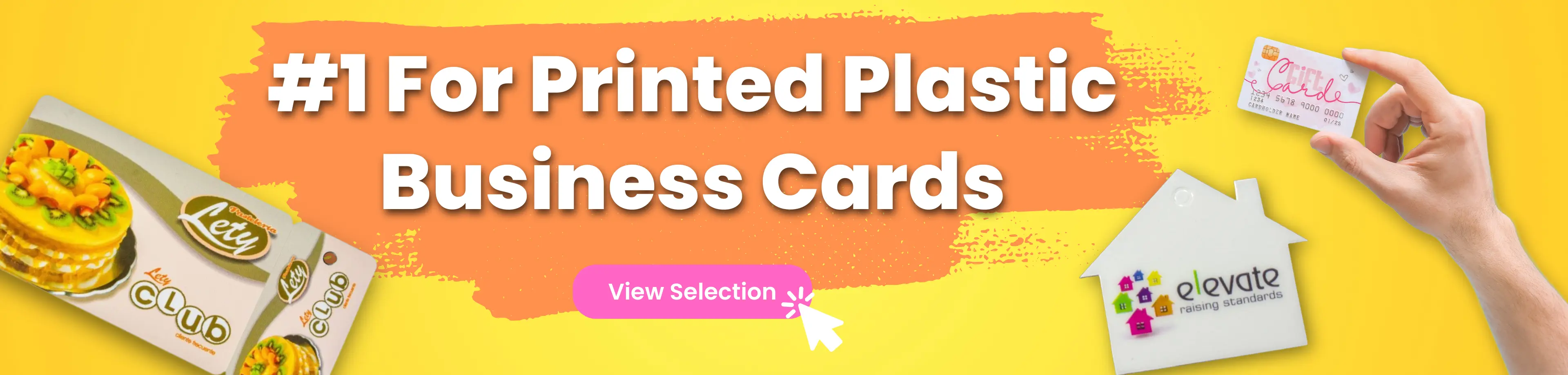 Custom Printed Plastic Business Cards - Great for rewards systems, gym membership ID solutions and more!