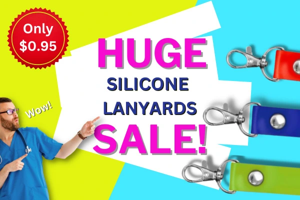 Stock Silicone Lanyards - Only $0.95ea, while stocks last!